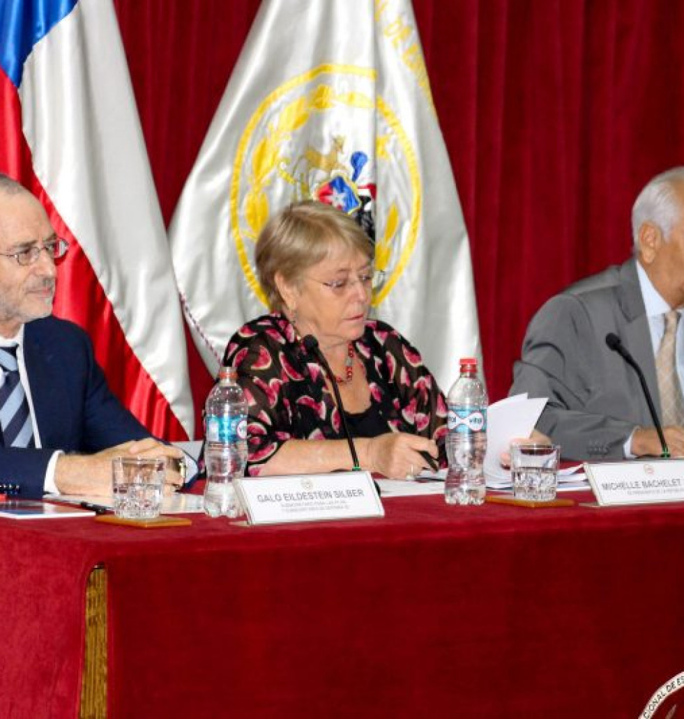 Michelle Bachelet en la inauguración del año académico 2023 de la Anepe