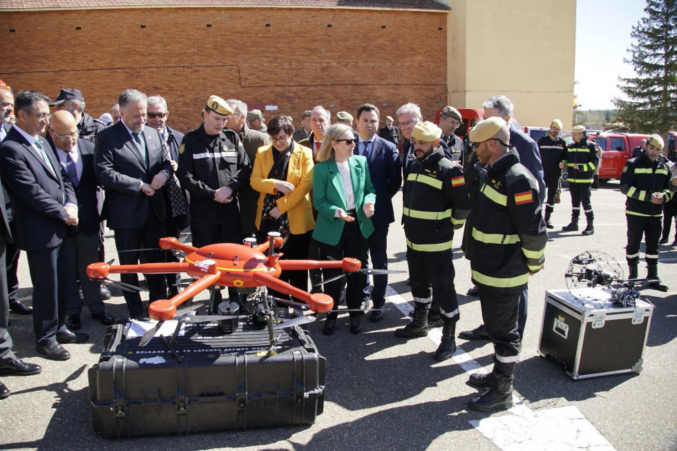 La Unidad de Drones de la UME estará operativa en octubre y contará con 59 UAV