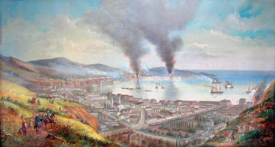 Bombardeo de Valparaíso   Gibbons