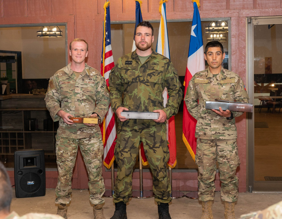Ganadores de la competencia Best Warrior 2023 Foto Departamento Militar de Texas