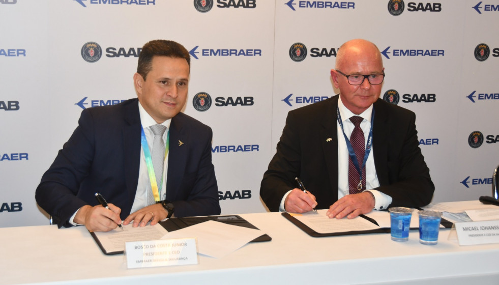 Firma MOU Embraer Saab en laad 2023