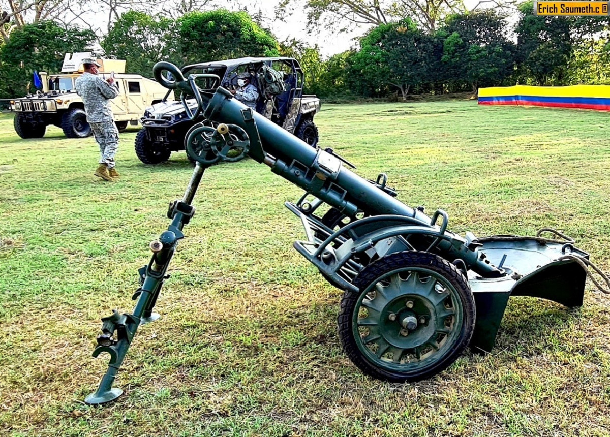 Mortero 120mm ARC. Foto Infodefensa