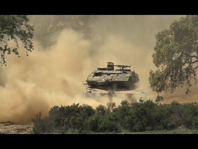 Comienza el traslado de los seis primeros carros Leopard 2A4 para Ucrania