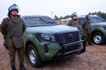Entrega de camionetas blindadas Nissan Navara 4x4 a Carabineros COP Araucanía Foto Subsecretaría del Interior de Chile