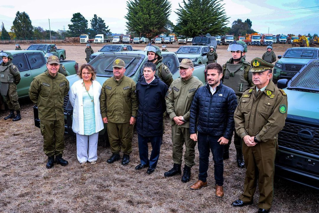 Entrega de camionetas blindadas Nissan Navara 4x4 a Carabineros COP Araucanu00eda Foto Subsecretaru00eda del Interior de Chile 002