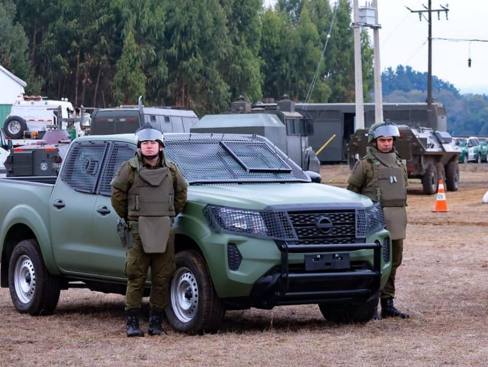 Entrega de camionetas blindadas Nissan Navara 4x4 a Carabineros COP Araucanu00eda Foto Subsecretaru00eda del Interior de Chile 004