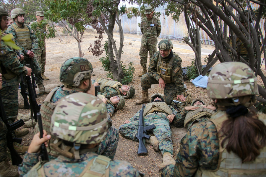 Curso Cuidado Táctico de Bajas en Combate Foto Ejército de Chile