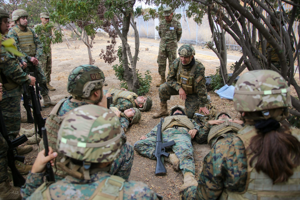 Curso Cuidado Táctico de Bajas en Combate Foto Ejército de Chile
