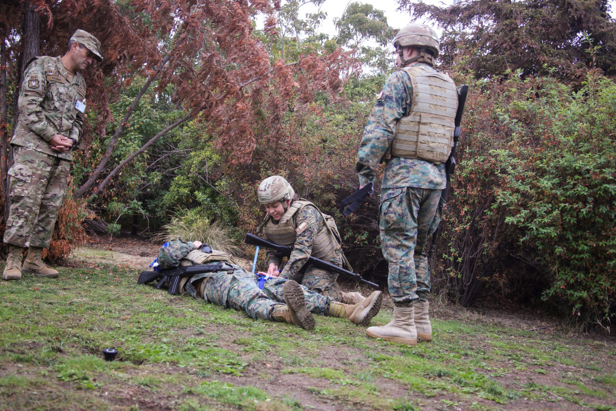 Curso Cuidado Tu00e1ctico de Bajas en Combate Foto Eju00e9rcito de Chile 004