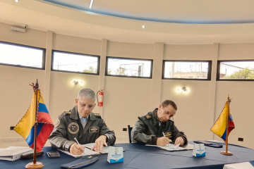 Colombia y Ecuadro Fuerzas Aereas. Foto FAC