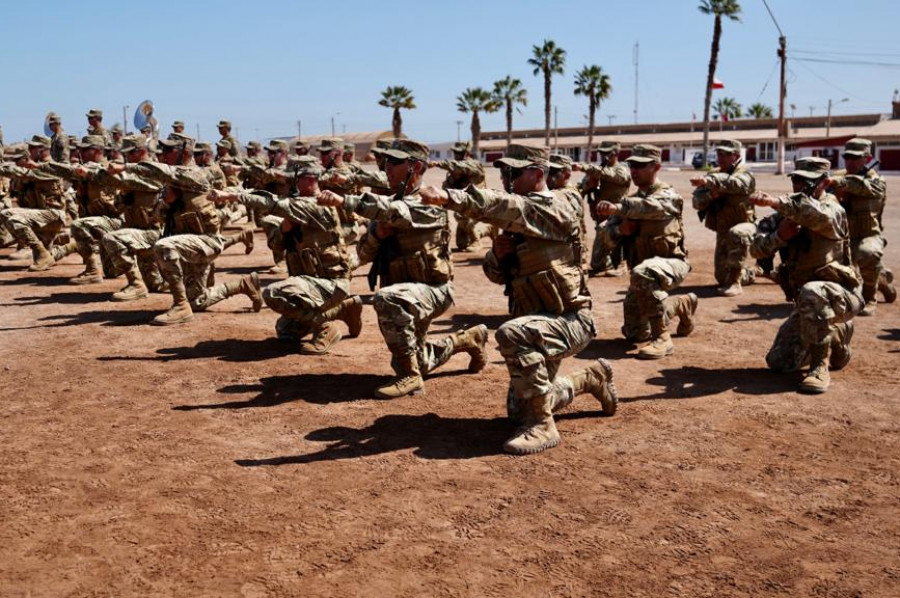 Ceremonia de graduación del curso de explorador de combate Foto Ejército de Chile