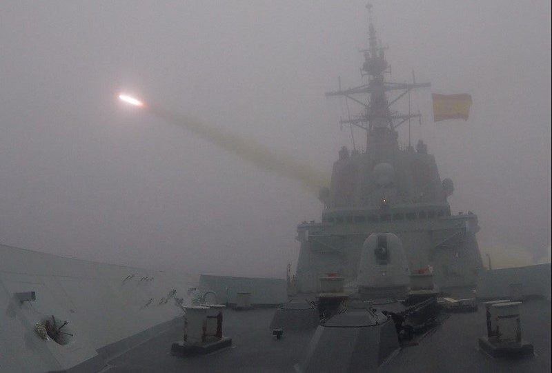 Fragata blas de lezo armada harpoon