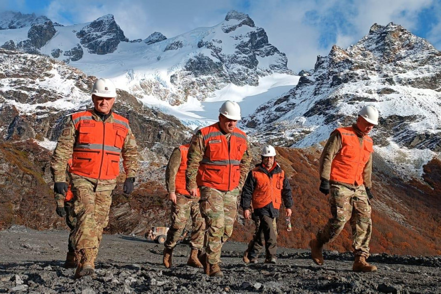 Visita de la Guardia Nacional del Ejército de Texas a Magallanes Foto Ejército de Chile