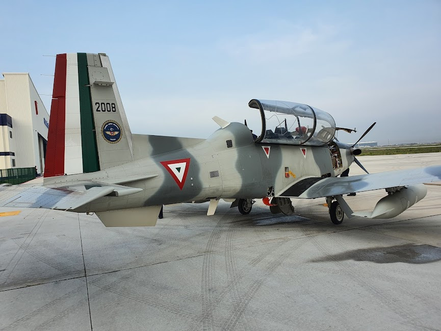 Avión T-6C Fuerza Aérea Mexicana