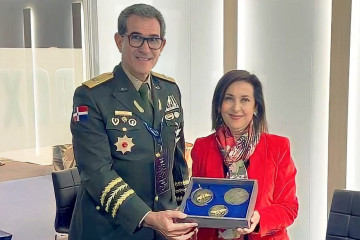 RDominicana Defensa Ministro en EspanaM Robles MDRD