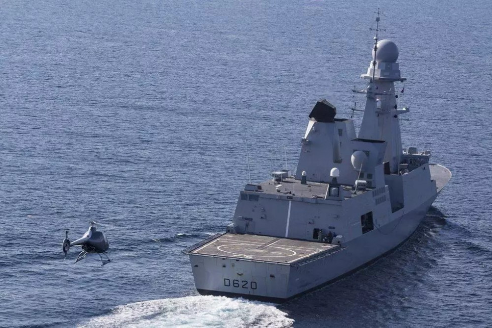 Airbus opera con el VSR700 desde un buque en el mar por primera vez