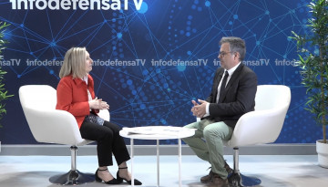 Entrevista a María Amparo Valcarce . Foto InfodefensaTV