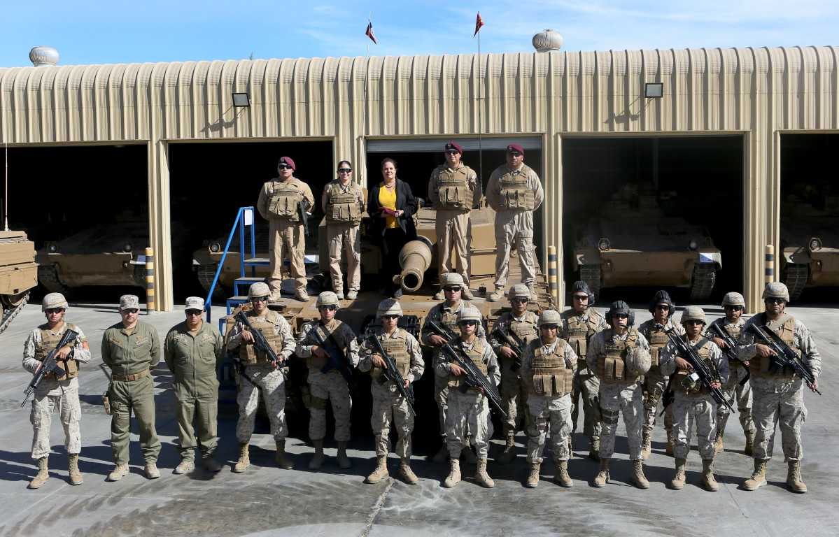 Visita de la ministra Fernu00e1ndez a la Brigada Acorazada Cazadores Foto Ministerio de Defensa Nacional de Chile 004