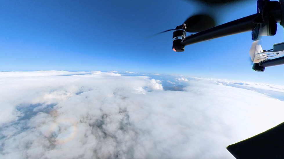 Meteomatics opera con un dron que obtiene pronósticos meteorológicos en tiempo real