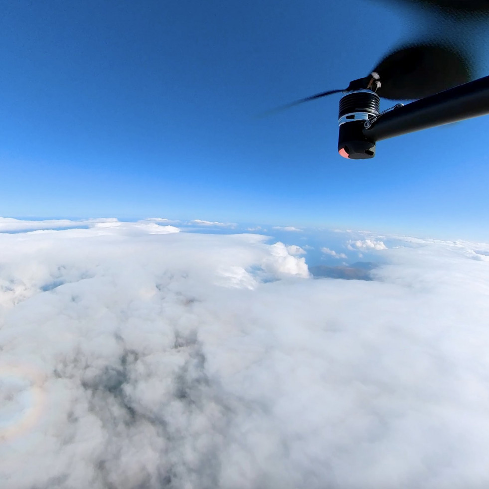 Meteomatics opera con un dron que obtiene pronósticos meteorológicos en tiempo real
