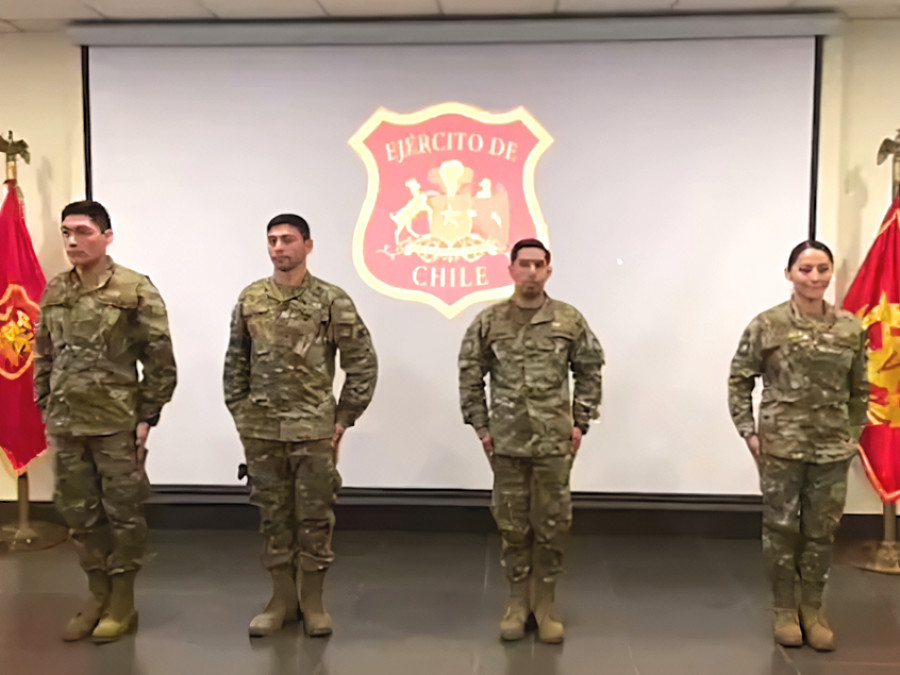 Ganadores de la competencia Mejor Guerrero 2023 Imagen Ejército de Chile