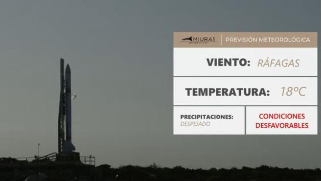 PLD Space cancela el lanzamiento del Miura 1 por mal tiempo