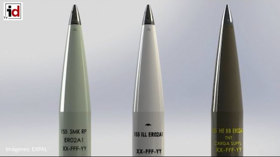Expal trabaja en el desarrollo de munición de 155 mm con alcances de entre 60 y 80 km
