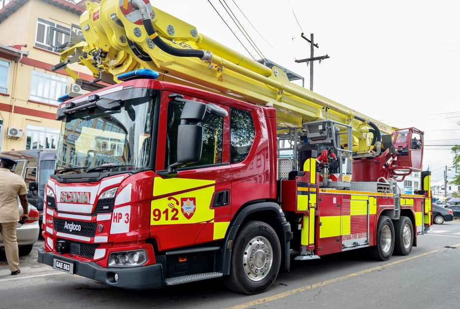 Guyana ServBomberos Scania Angloco GFS