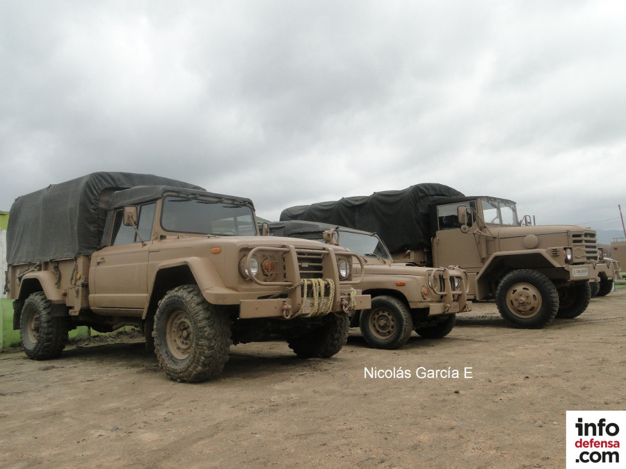 Vehiculos militares Kia KM 450, 420 y 250 del Cuerpo de Infanteria de Marina de la Armada de Chile Foto Nicolas Garcia E