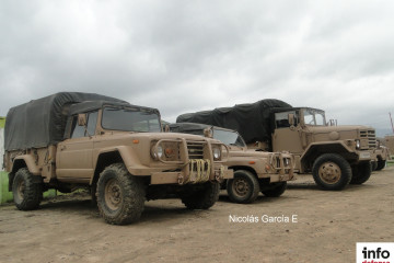 Vehiculos Kia KM 450, 420 y 250 del Cuerpo de Infanteria de Marina de la Armada de Chile Foto Nicolas Garcia E