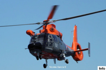 Helicoptero Airbus AS365 Dauphin de la Armada de Chile Foto Nicolas Garcia E
