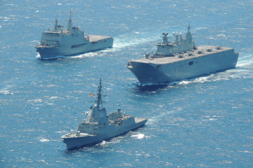 Formacion buques armada