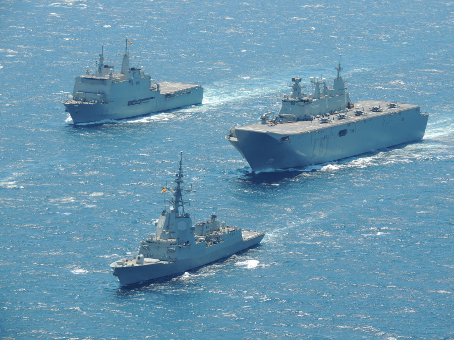 Formacion buques armada