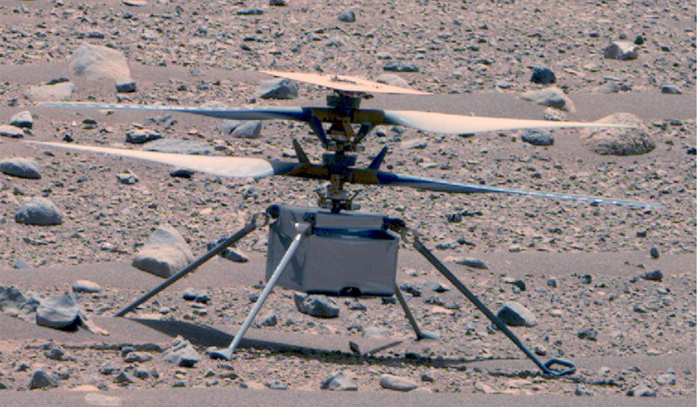 El dron de la NASA Ingenuity 'resucita' en Marte tras seis días sin dar señales