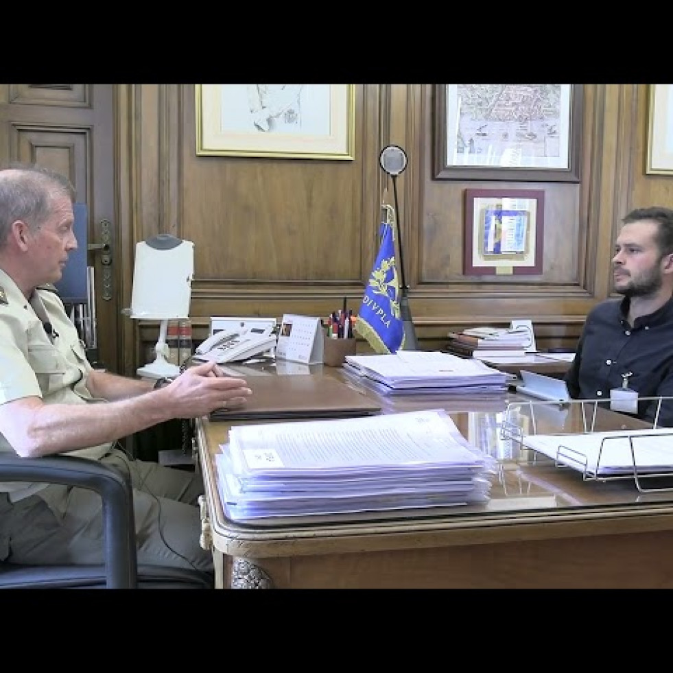 Entrevista al general Eduardo Diz, jefe de la División de Planes del Ejército de Tierra. (Parte 1)