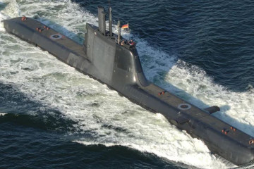 Submarino Tipo 214 alemán. Foto. TKMS