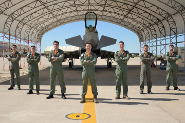 Ejercito aire piloto eurofighter