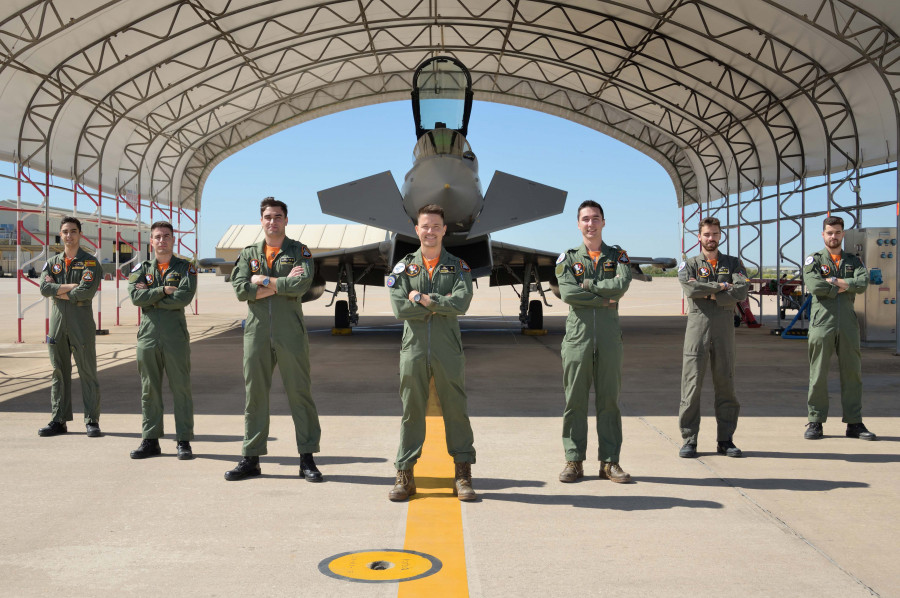 Ejercito aire piloto eurofighter