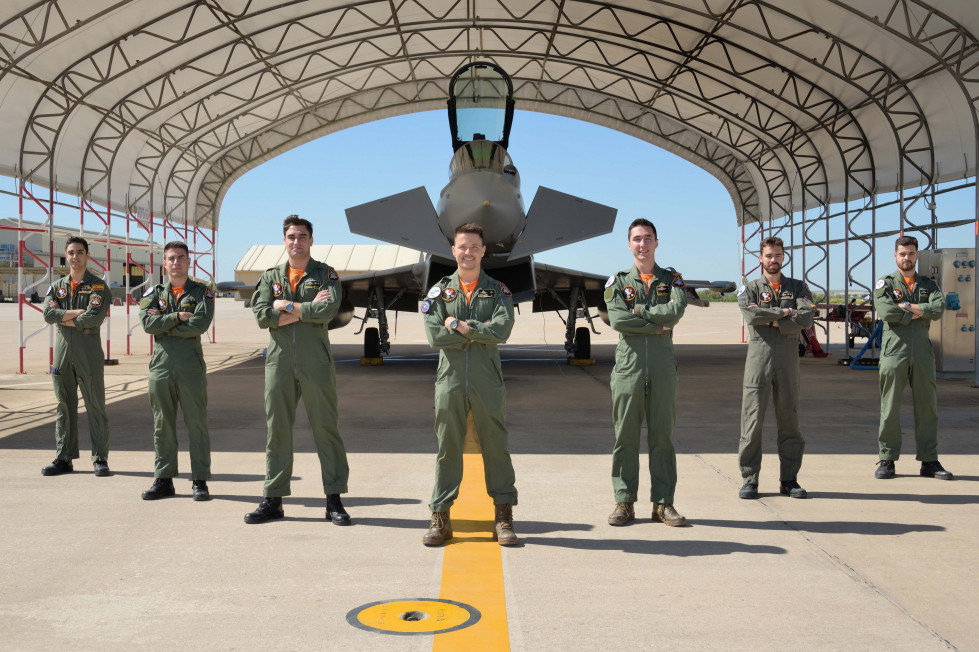 Ejercito aire piloto eurofighter