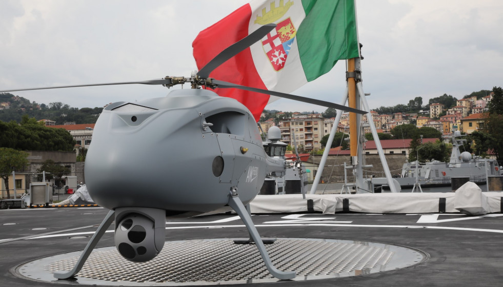 Leonardo presenta las mejoras del AWHero, un dron para operaciones navales
