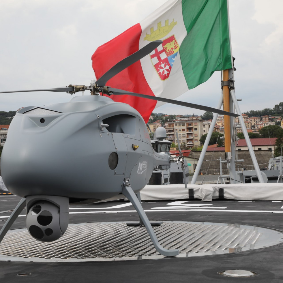 Leonardo presenta las mejoras del AWHero, un dron para operaciones navales