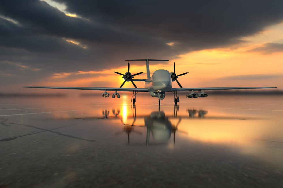Aspecto del futuro Eurodrone. Imagen. Airbus
