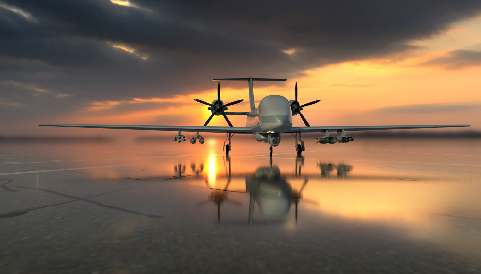 Aspecto del futuro Eurodrone. Imagen. Airbus