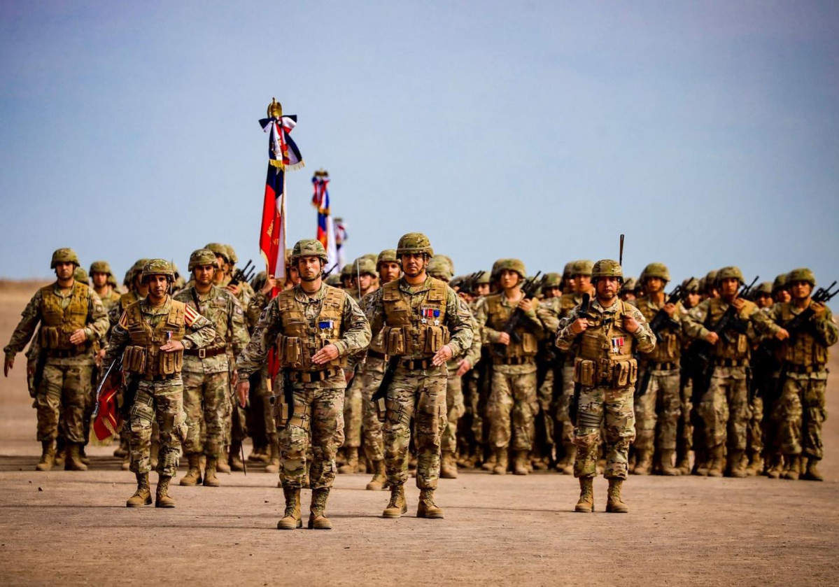 Efectivos de la VI Divisiu00f3n Foto Eju00e9rcito de Chile