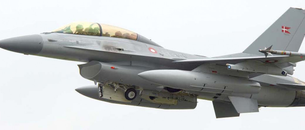 F 16 Dinamarca. Foto RRSS