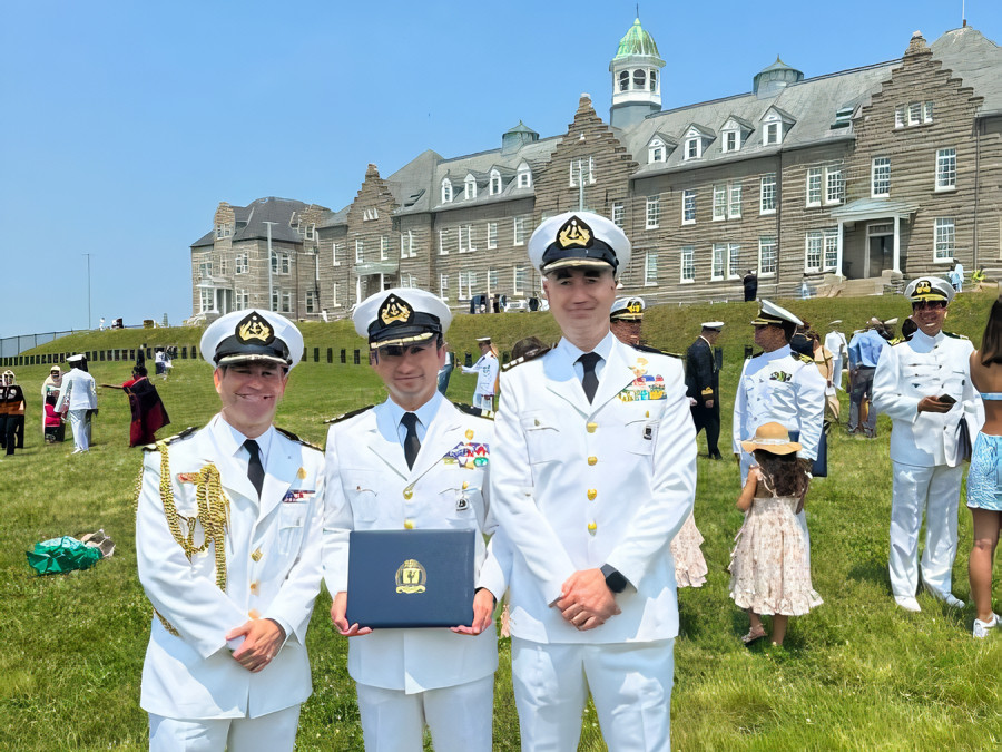 Ceremonia de egreso del curso Naval Command College de los Estados Unidos Foto Armada de Chile