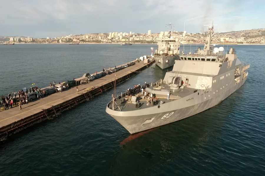 Zarpe del OPV Toro rumbo a Colombia para participar ejercicio Unitas Foto Armada de Chile