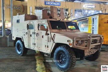 Carro de reconocimiento Kia KLTV182 del Cuerpo de Infantería de Marina de la Armada de Chile Foto Nicolás García E