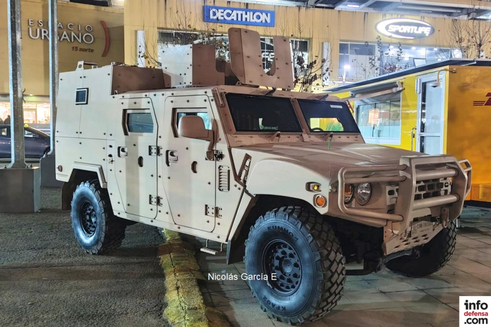 Carro de reconocimiento Kia KLTV182 del Cuerpo de Infantería de Marina de la Armada de Chile Foto Nicolás García E