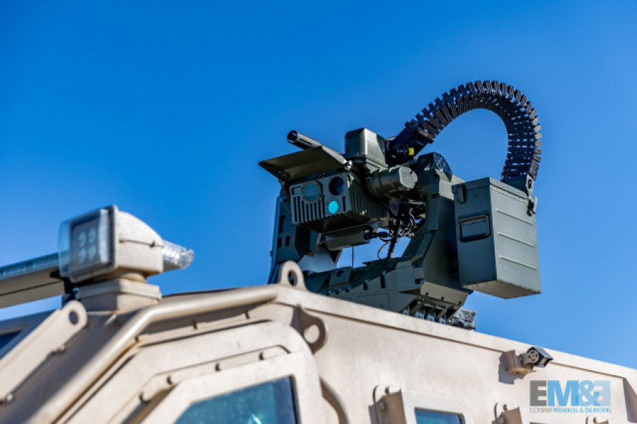 Escribano pone a prueba su torre Guardian 2.0 como sistema antidrón en Huelva